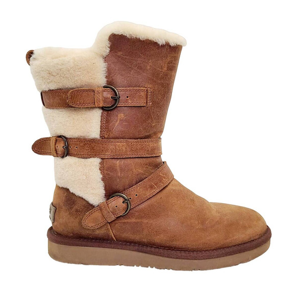 UGG Shoes - UGG Becket Sheepskin Wool Boots Water Resistant Leather Winter Snow Women's 8